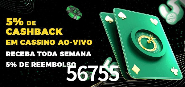 Promoções do cassino ao Vivo 56755
